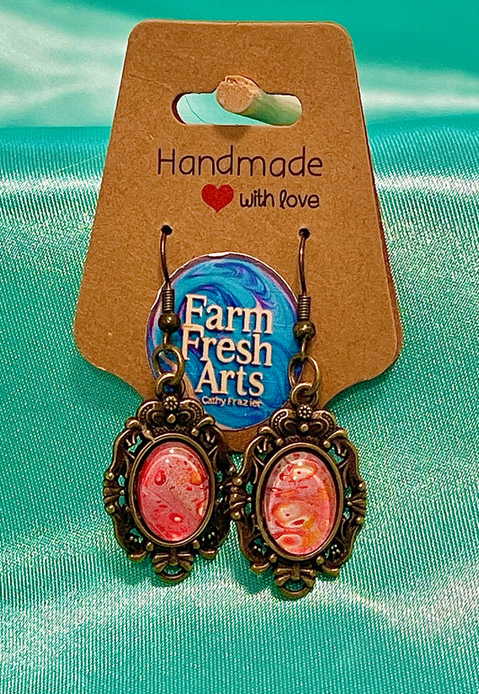 Pinks & Orange Earrings