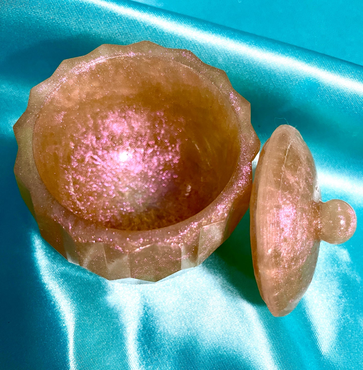 Rose Gold Apothecary Jar